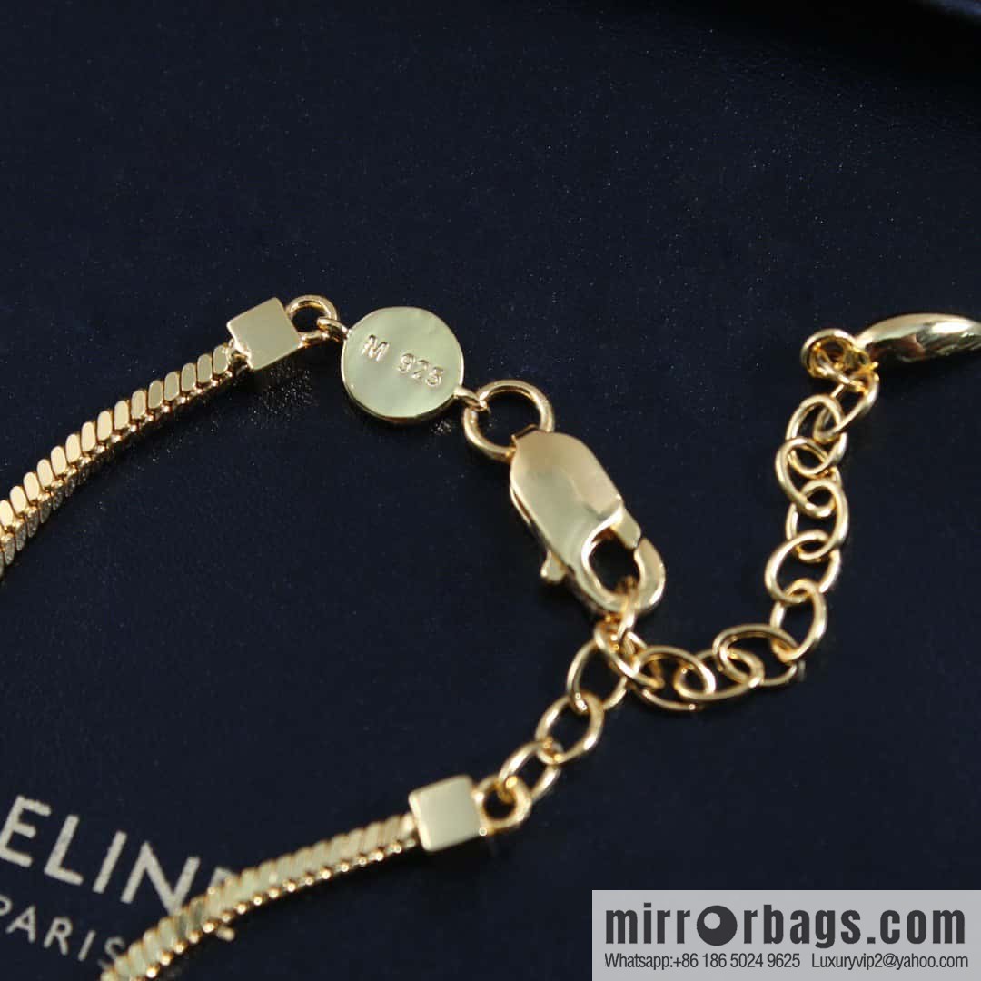 ❗️New ❗️ ☀️ New ☑️ Celine snake bone chain necklace ☀️