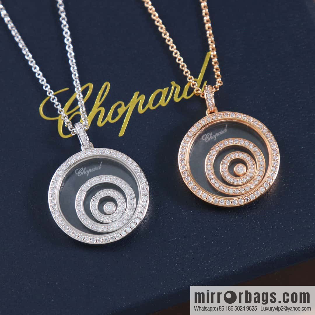 Chopard HAPPY SPIRIT full diamond round, necklace
