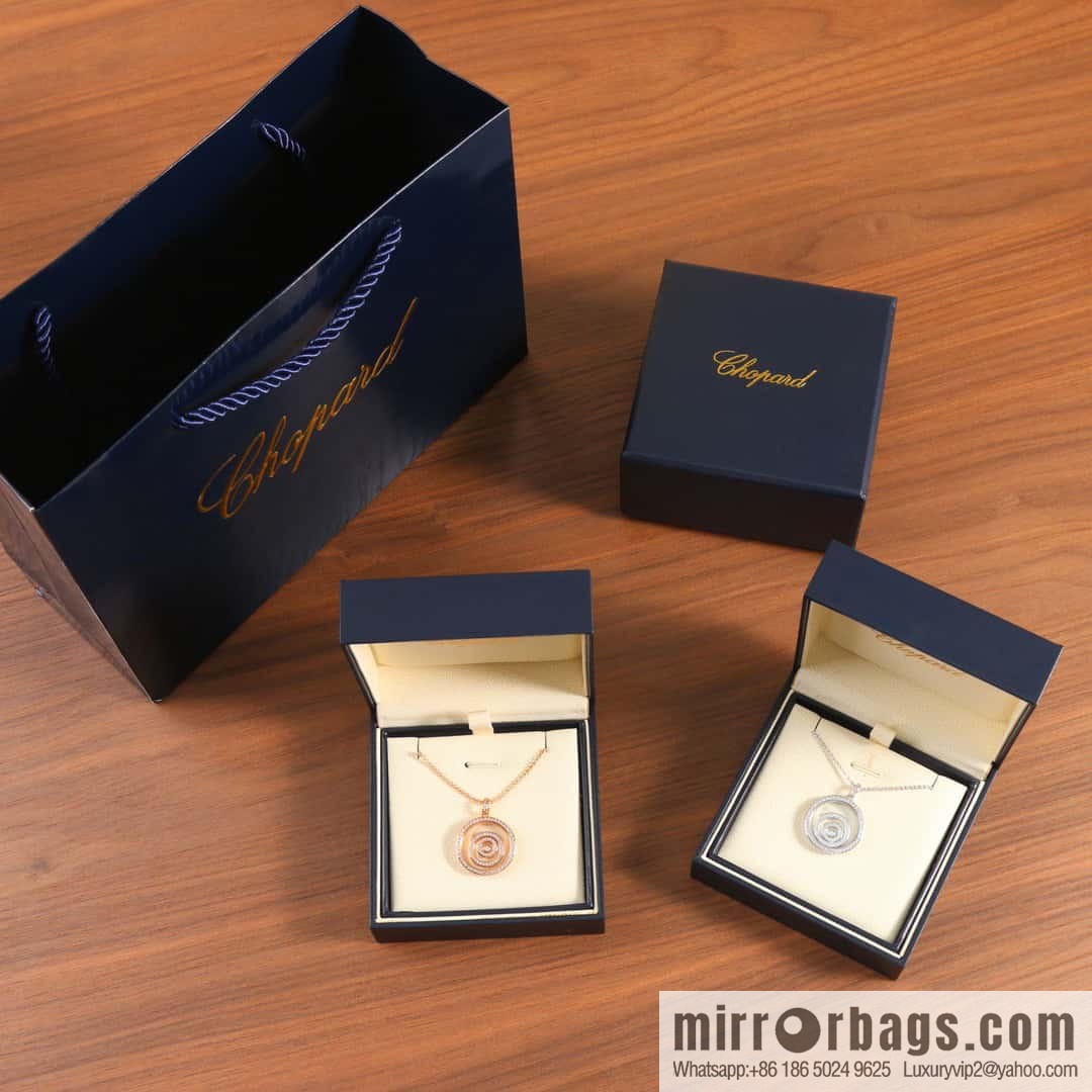 Chopard HAPPY SPIRIT full diamond round, necklace