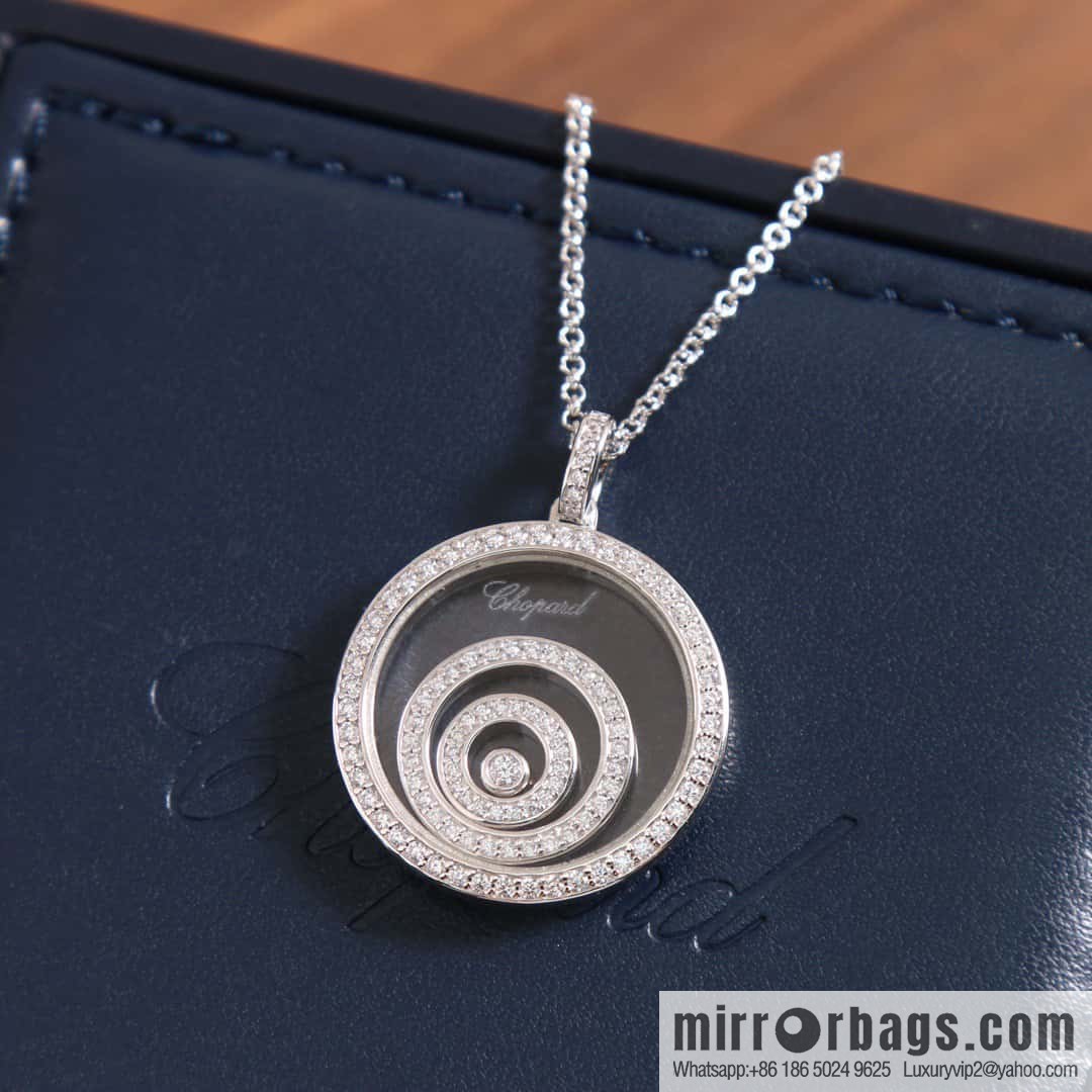 Chopard HAPPY SPIRIT full diamond round, necklace