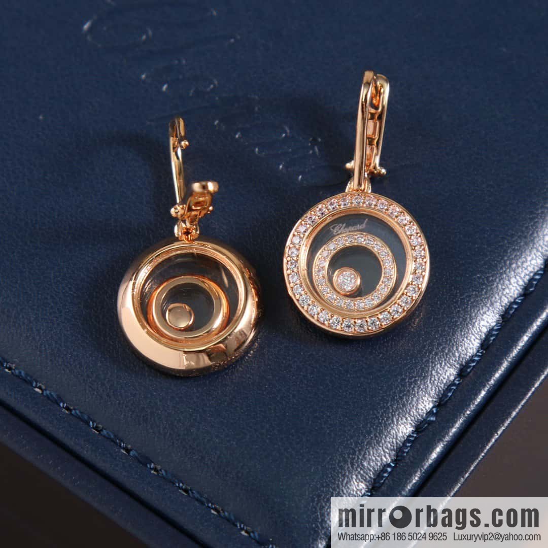 Chopard HAPPY SPIRIT round, stud earrings