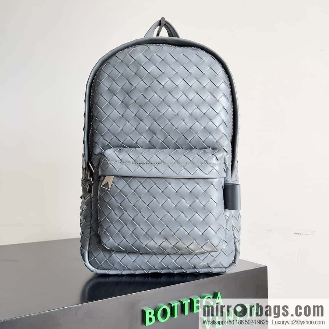 #Bv new men's backpack 730728 classic woven backpack model number: 730728 lightning gray