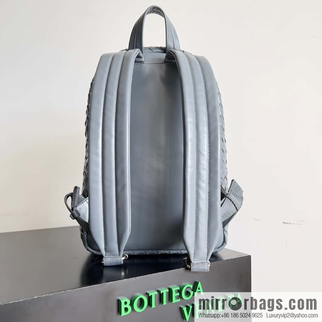 #Bv new men's backpack 730728 classic woven backpack model number: 730728 lightning gray
