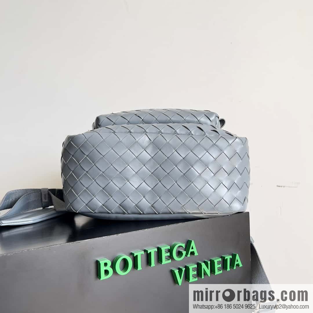 #Bv new men's backpack 730728 classic woven backpack model number: 730728 lightning gray
