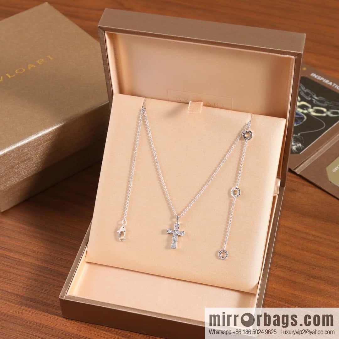 ❗️New ❗️ ☀ BVLGARI New CROCE PENDANTS Cross Necklace ☀