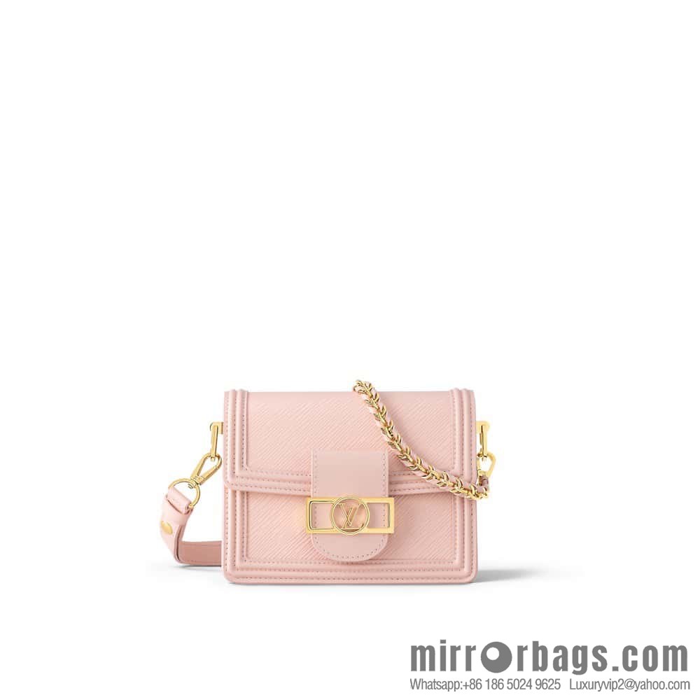 [Boutique‑grade] M23558 pink epi Dauphine series Dauphine mini handbag M23559
