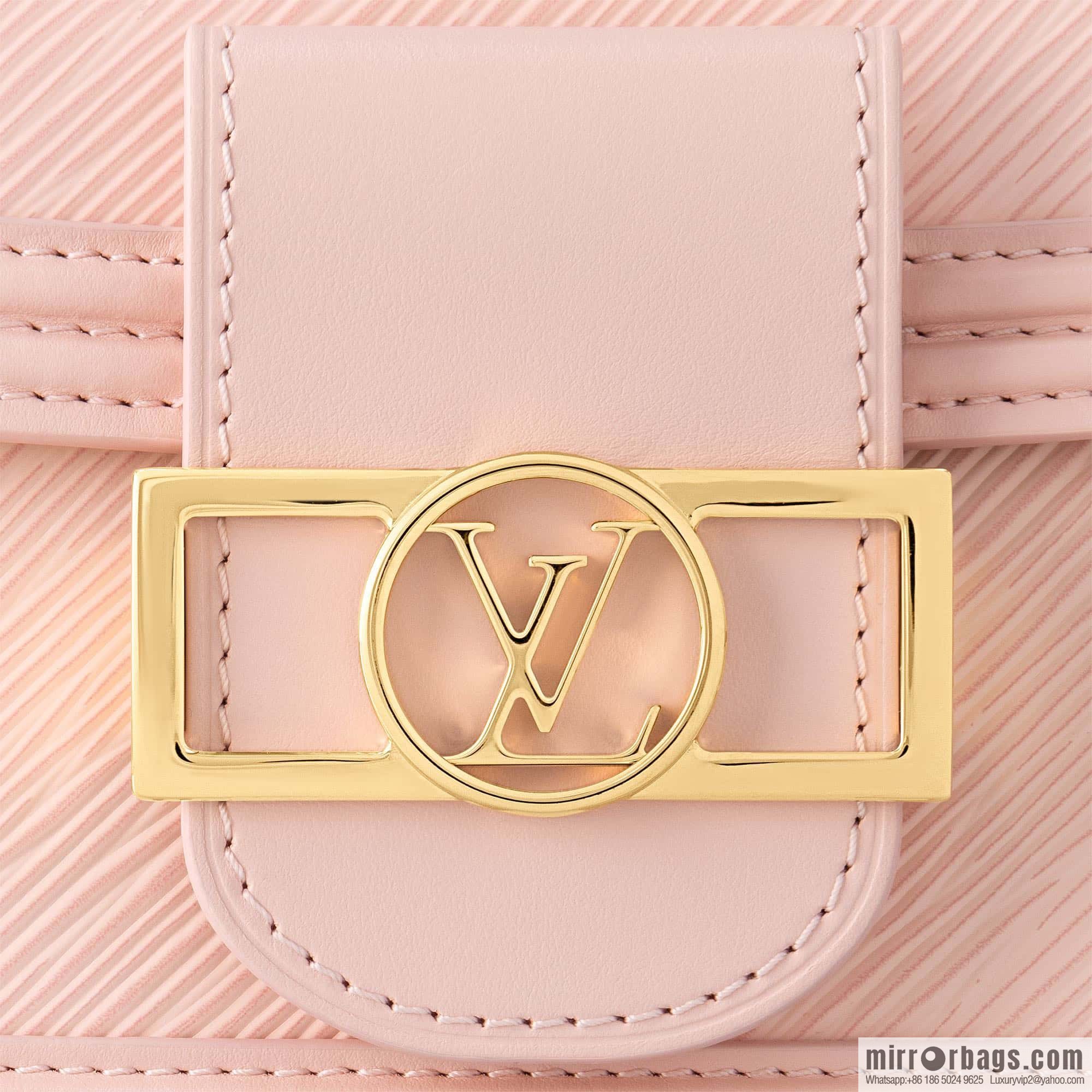[Boutique‑grade] M23558 pink epi Dauphine series Dauphine mini handbag M23559