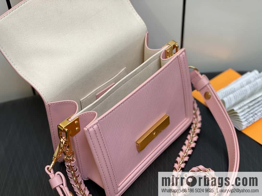 [Boutique‑grade] M23558 pink epi Dauphine series Dauphine mini handbag M23559