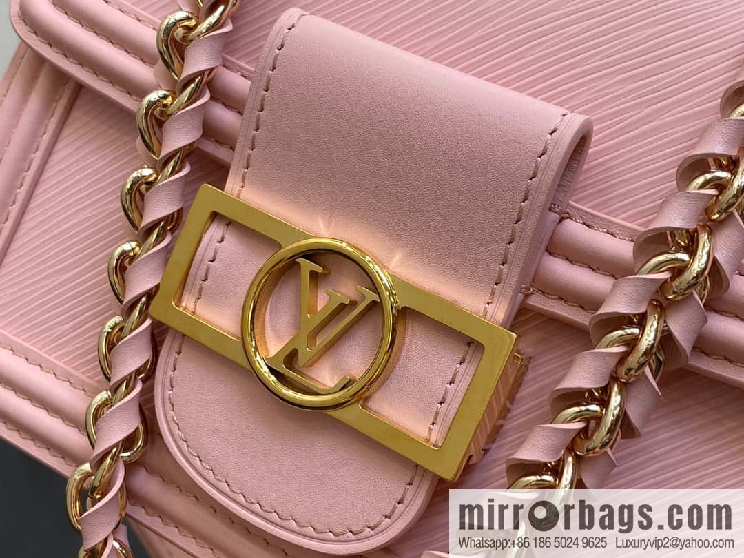 [Boutique‑grade] M23558 pink epi Dauphine series Dauphine mini handbag M23559