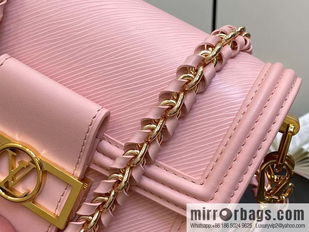 [Boutique‑grade] M23558 pink epi Dauphine series Dauphine mini handbag M23559