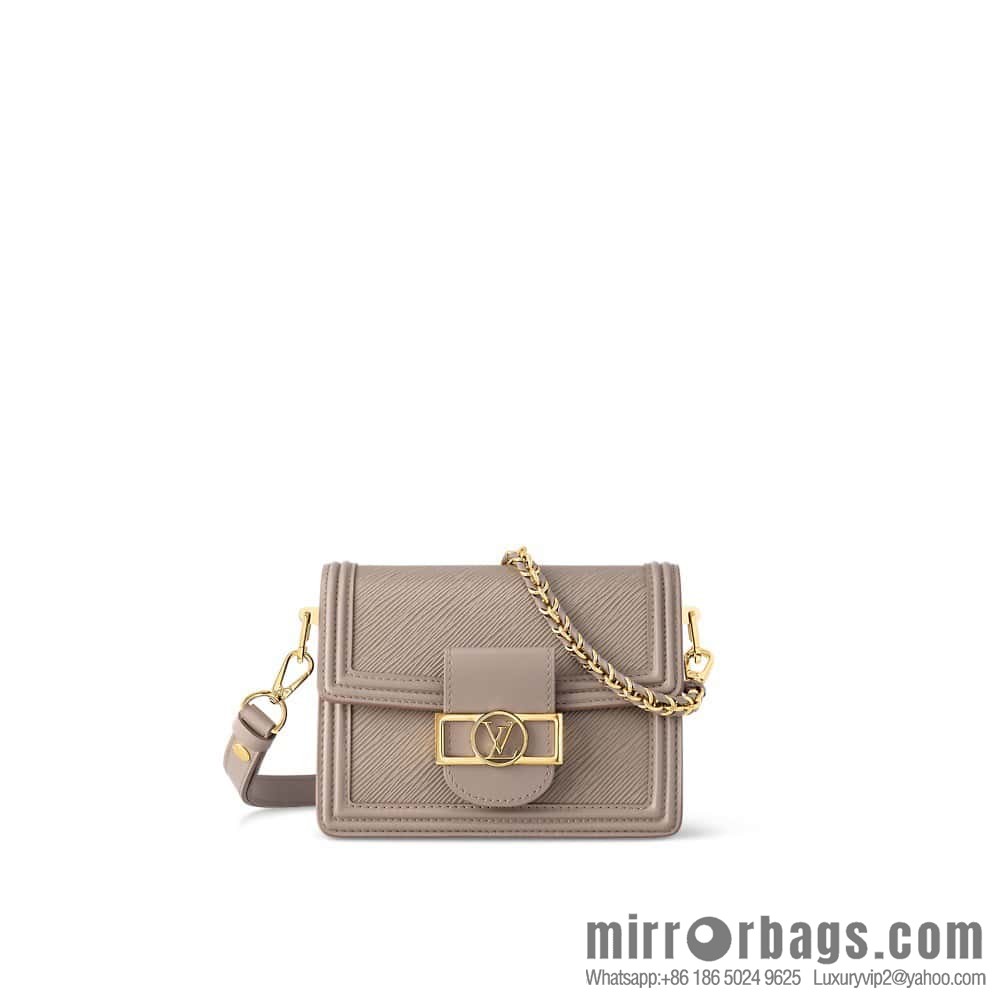 [Boutique‑grade] M23559 khaki epi Dauphine series Dauphine mini handbag