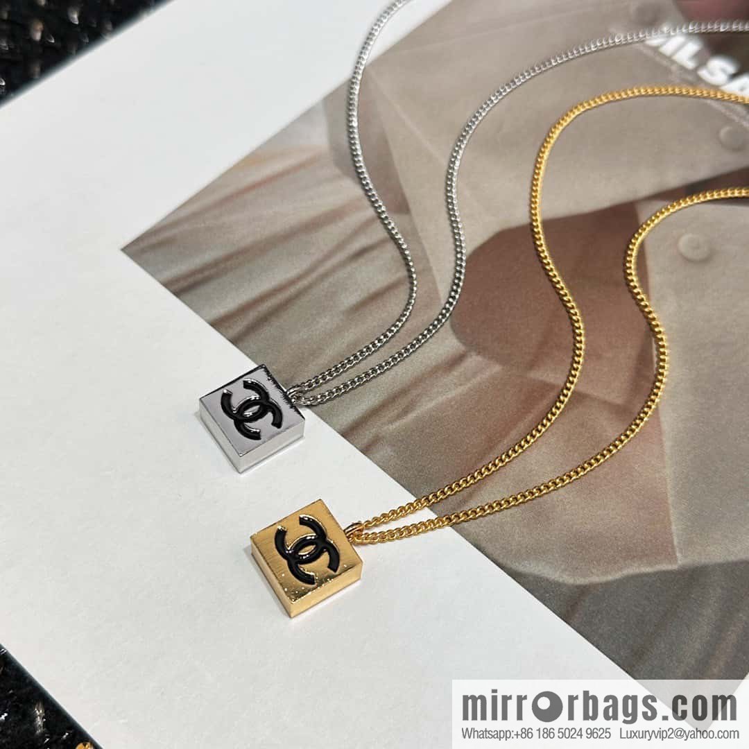 ❗️New ❗️ Chanel necklace ☀️ new ☑️ Chanel medieval series square double c necklace ☀️