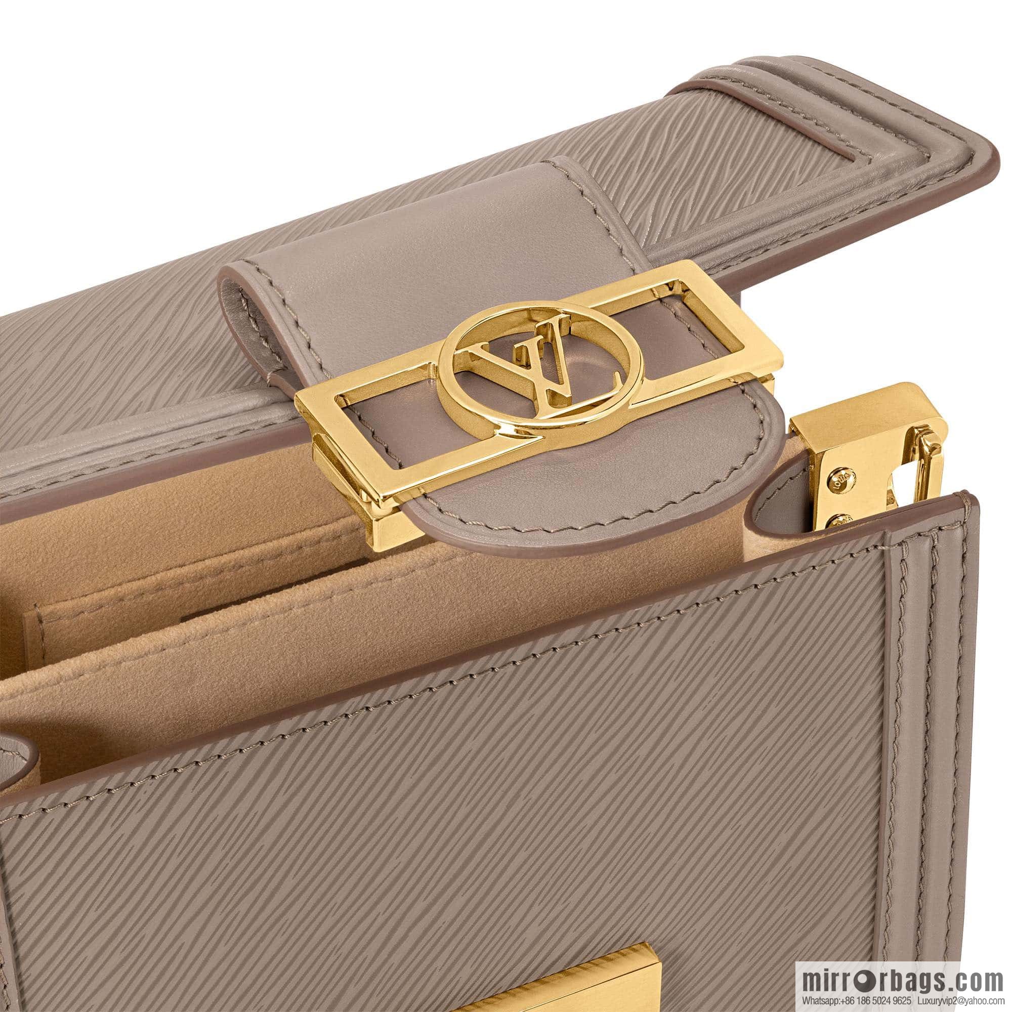 [Boutique‑grade] M23559 khaki epi Dauphine series Dauphine mini handbag