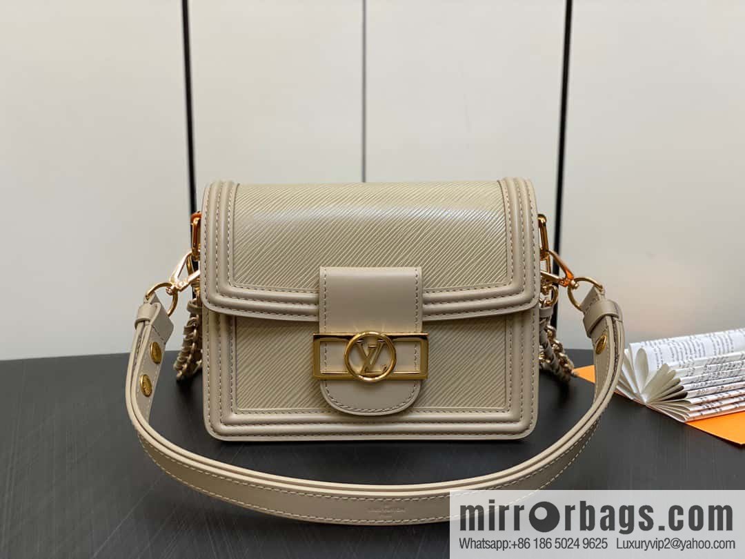 [Boutique‑grade] M23559 khaki epi Dauphine series Dauphine mini handbag