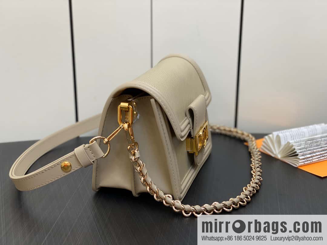 [Boutique‑grade] M23559 khaki epi Dauphine series Dauphine mini handbag