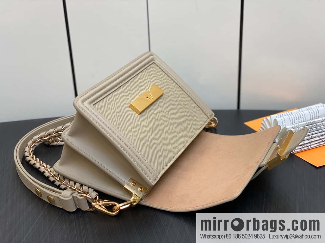 [Boutique‑grade] M23559 khaki epi Dauphine series Dauphine mini handbag