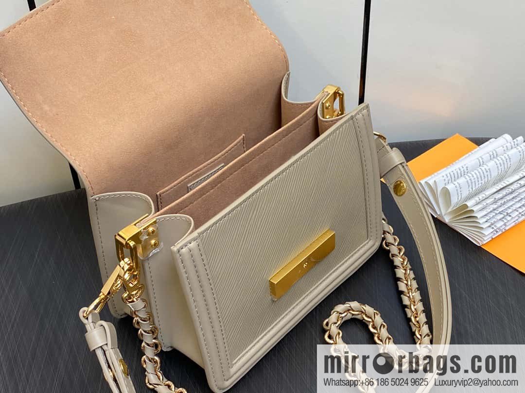 [Boutique‑grade] M23559 khaki epi Dauphine series Dauphine mini handbag