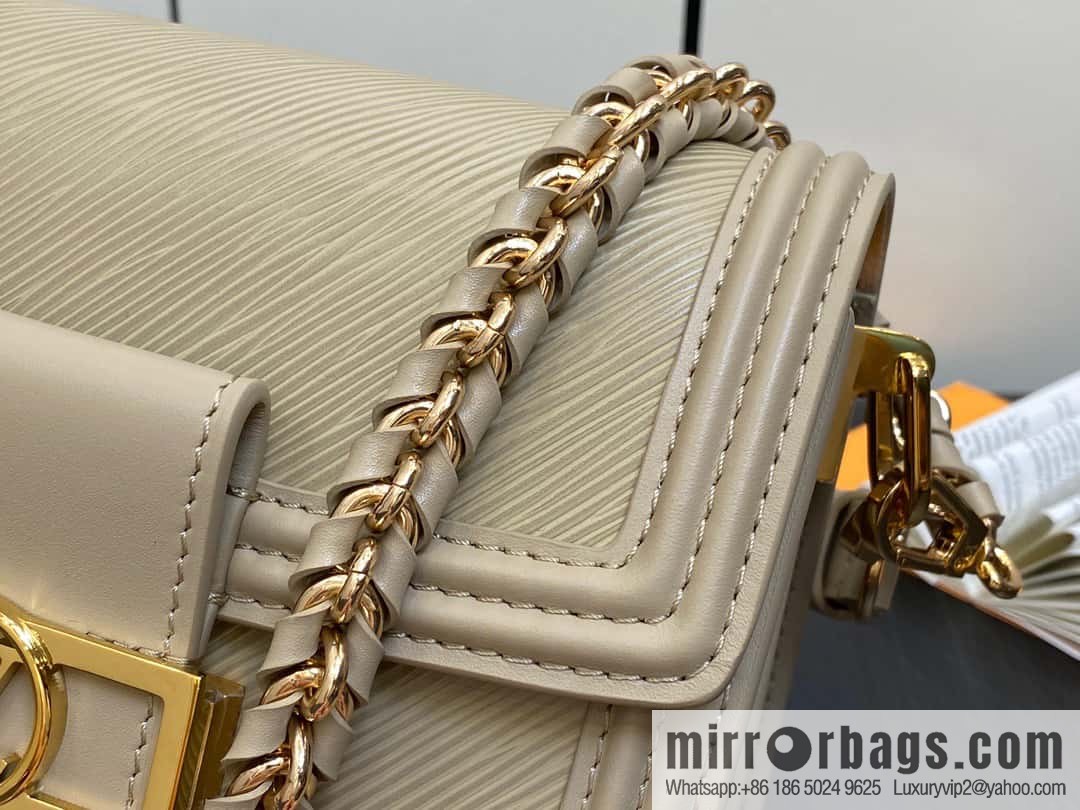 [Boutique‑grade] M23559 khaki epi Dauphine series Dauphine mini handbag