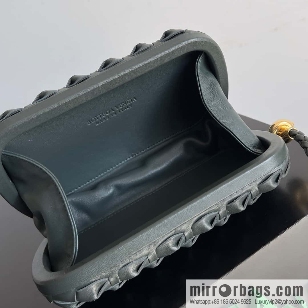 Bottega Veneta BV Knot | minaudiere: 717623 dark green