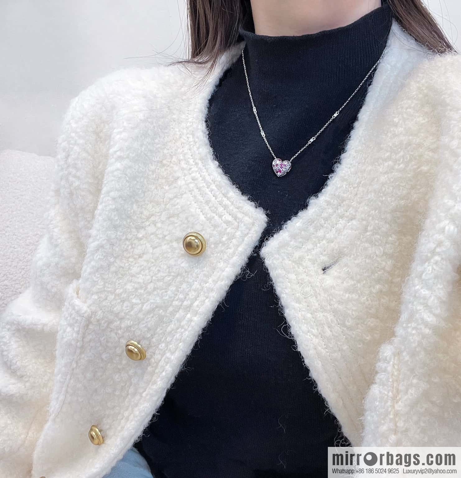 ❗New ❗ ☀ bracelet necklace ☀ APM Yang Zi same series, fuchsia love ❤️ peach heart adjustable bracelet necklace