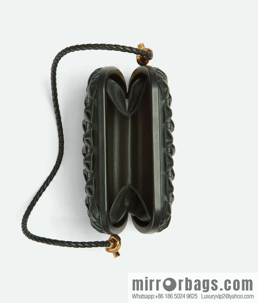 Bottega Veneta BV Knot | minaudiere: 717623 dark green