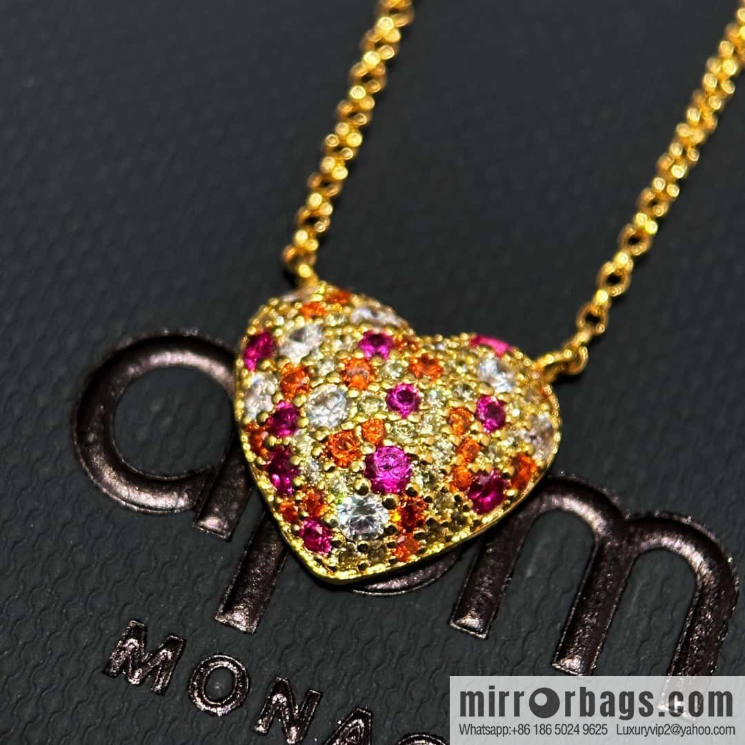 ❗New ❗ ☀ bracelet necklace ☀ APM Yang Zi same series, fuchsia love ❤️ peach heart adjustable bracelet necklace