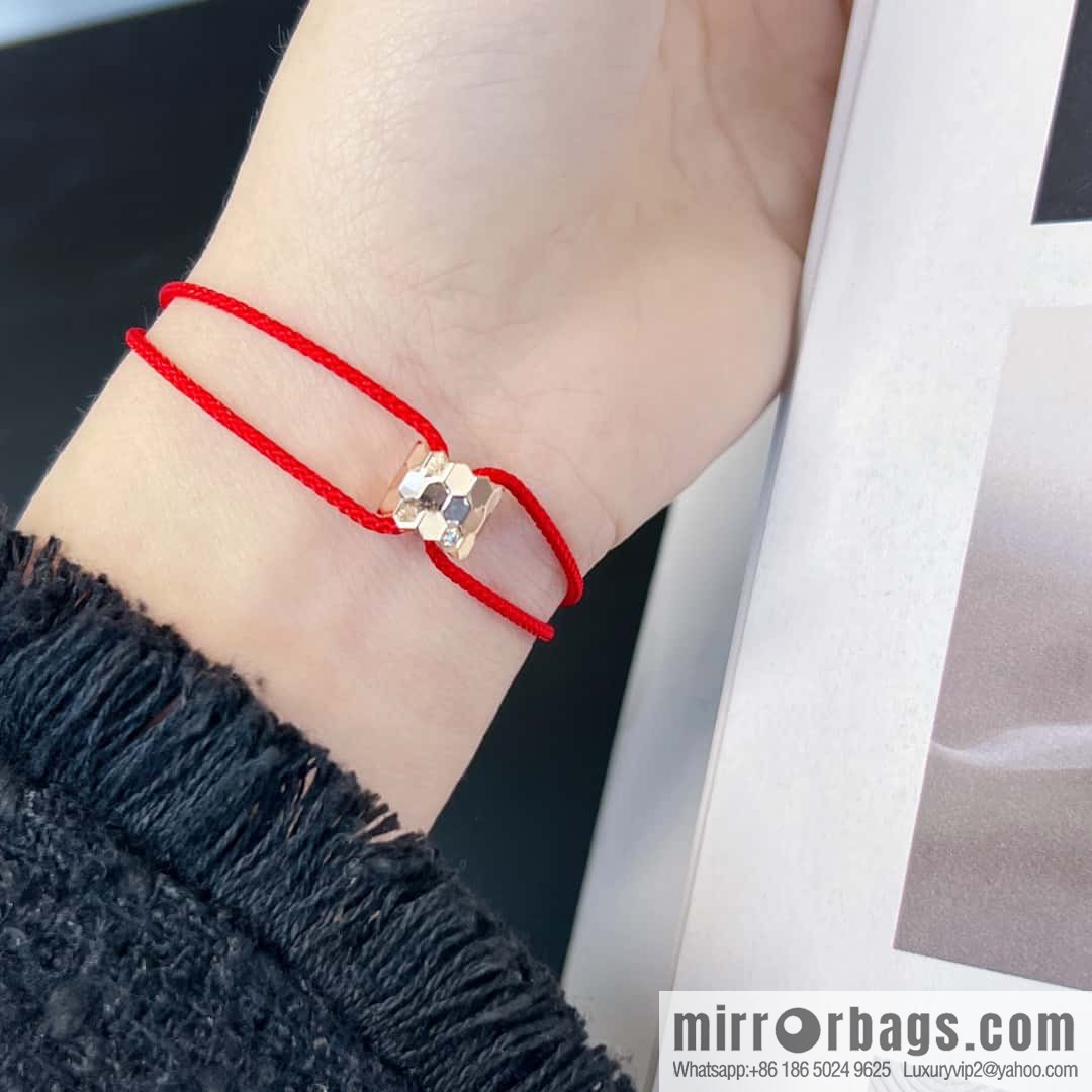 ❗️New ❗️ ☀️ Original ☀️ CHAUMET BEE MY LOVE Love Nest Series Honeycomb Red Rope Bracelet Hand Rope ☀️