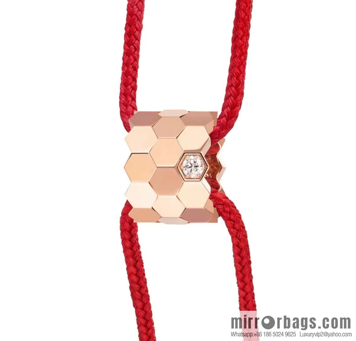 ❗️New ❗️ ☀️ Original ☀️ CHAUMET BEE MY LOVE Love Nest Series Honeycomb Red Rope Bracelet Hand Rope ☀️