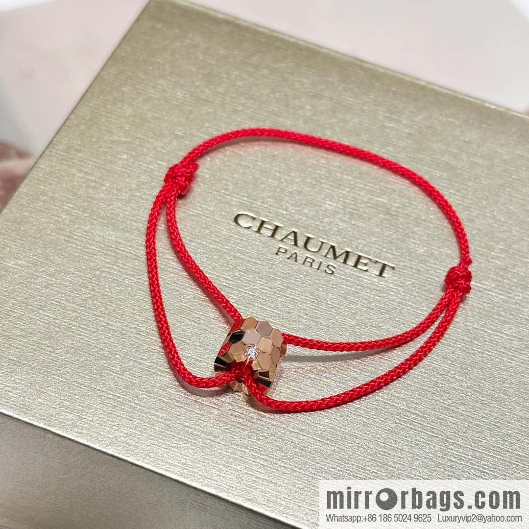 ❗️New ❗️ ☀️ Original ☀️ CHAUMET BEE MY LOVE Love Nest Series Honeycomb Red Rope Bracelet Hand Rope ☀️