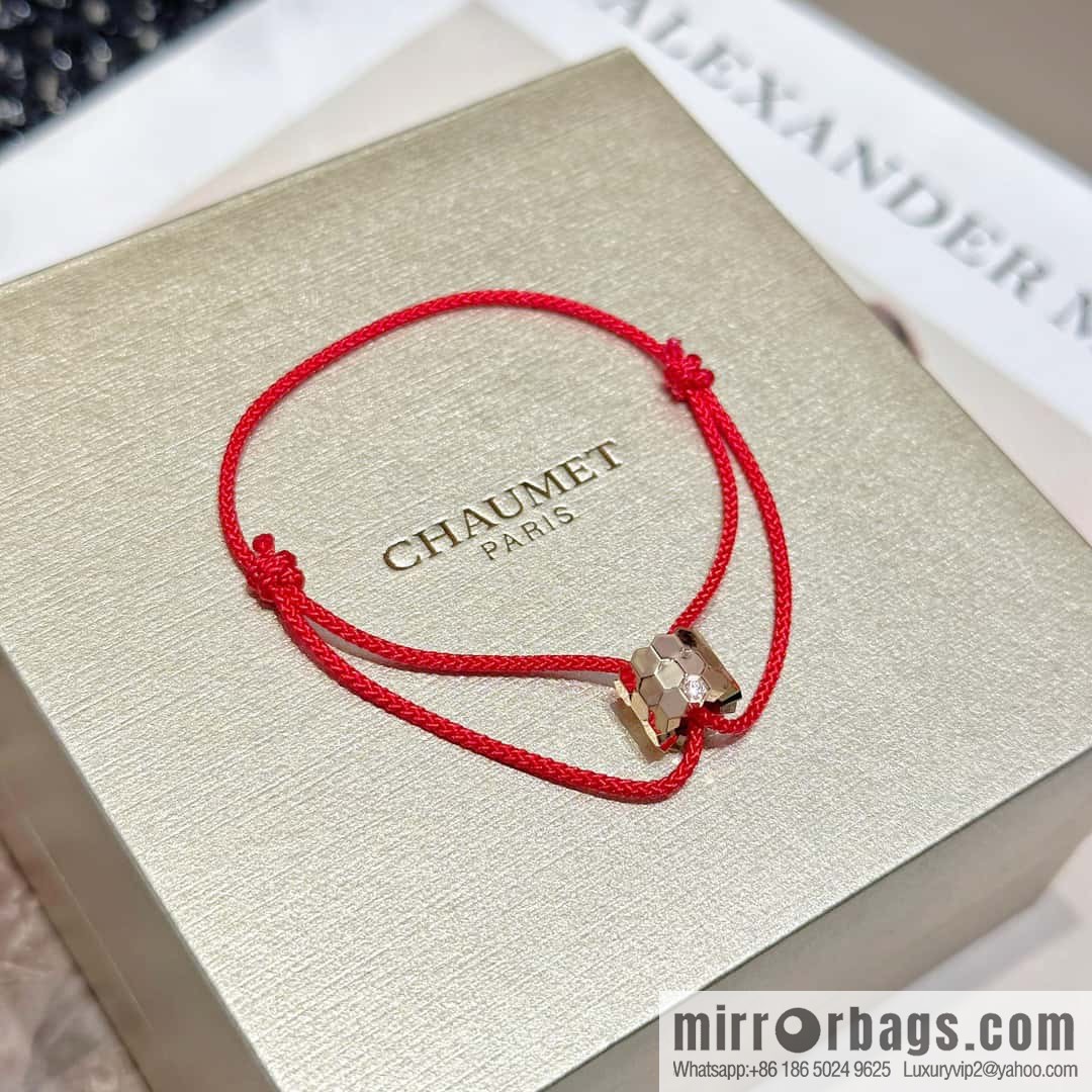 ❗️New ❗️ ☀️ Original ☀️ CHAUMET BEE MY LOVE Love Nest Series Honeycomb Red Rope Bracelet Hand Rope ☀️