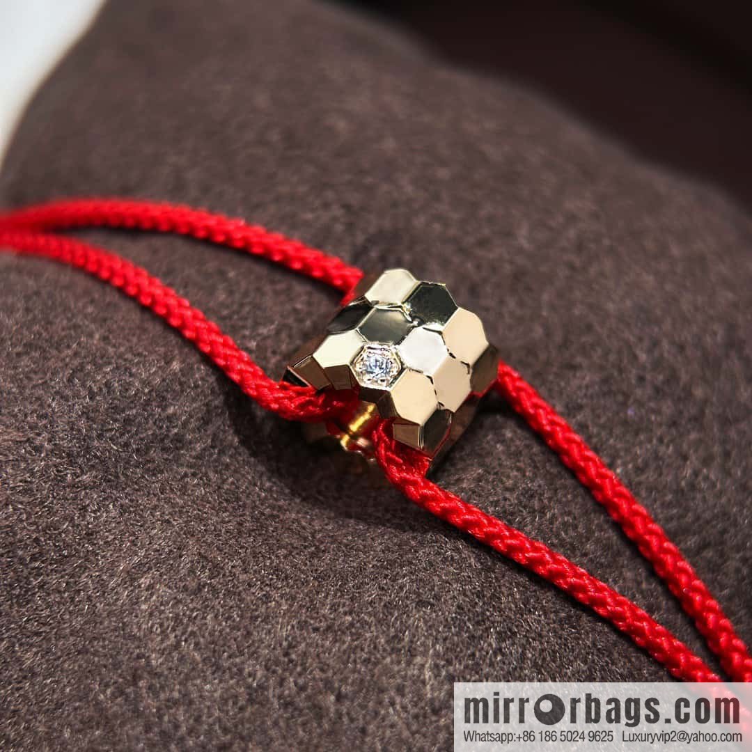 ❗️New ❗️ ☀️ Original ☀️ CHAUMET BEE MY LOVE Love Nest Series Honeycomb Red Rope Bracelet Hand Rope ☀️