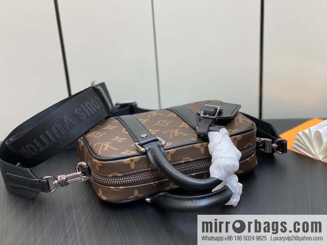 [Boutique‑grade] M82770 monogram mini men's bag briefcase series NANO PORTE DOCUMENTS VOYAGE handbag
