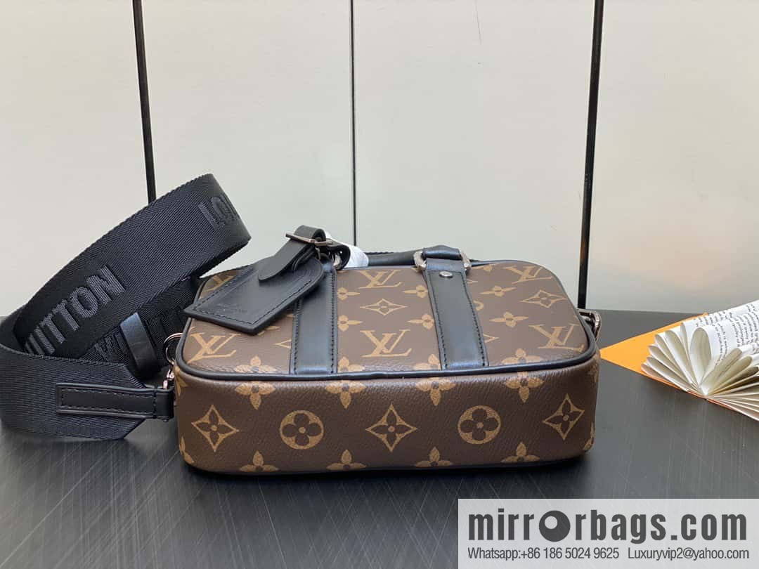 [Boutique‑grade] M82770 monogram mini men's bag briefcase series NANO PORTE DOCUMENTS VOYAGE handbag