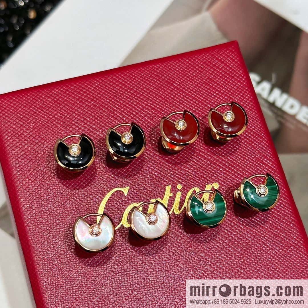 ☀CARTIER Cartier amulet stud earrings ☀