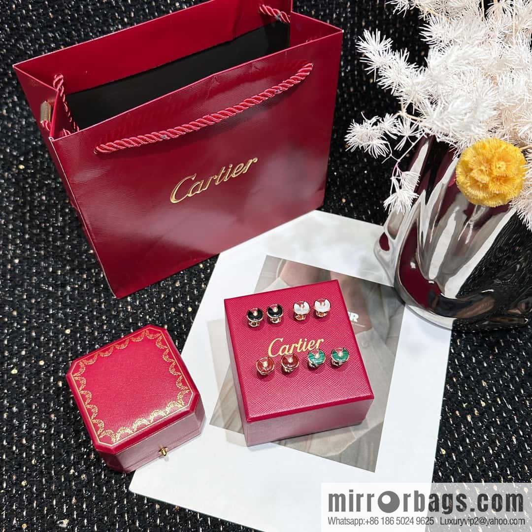 ☀CARTIER Cartier amulet stud earrings ☀