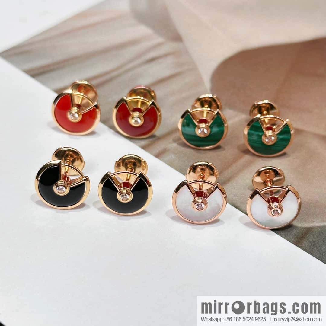 ☀CARTIER Cartier amulet stud earrings ☀