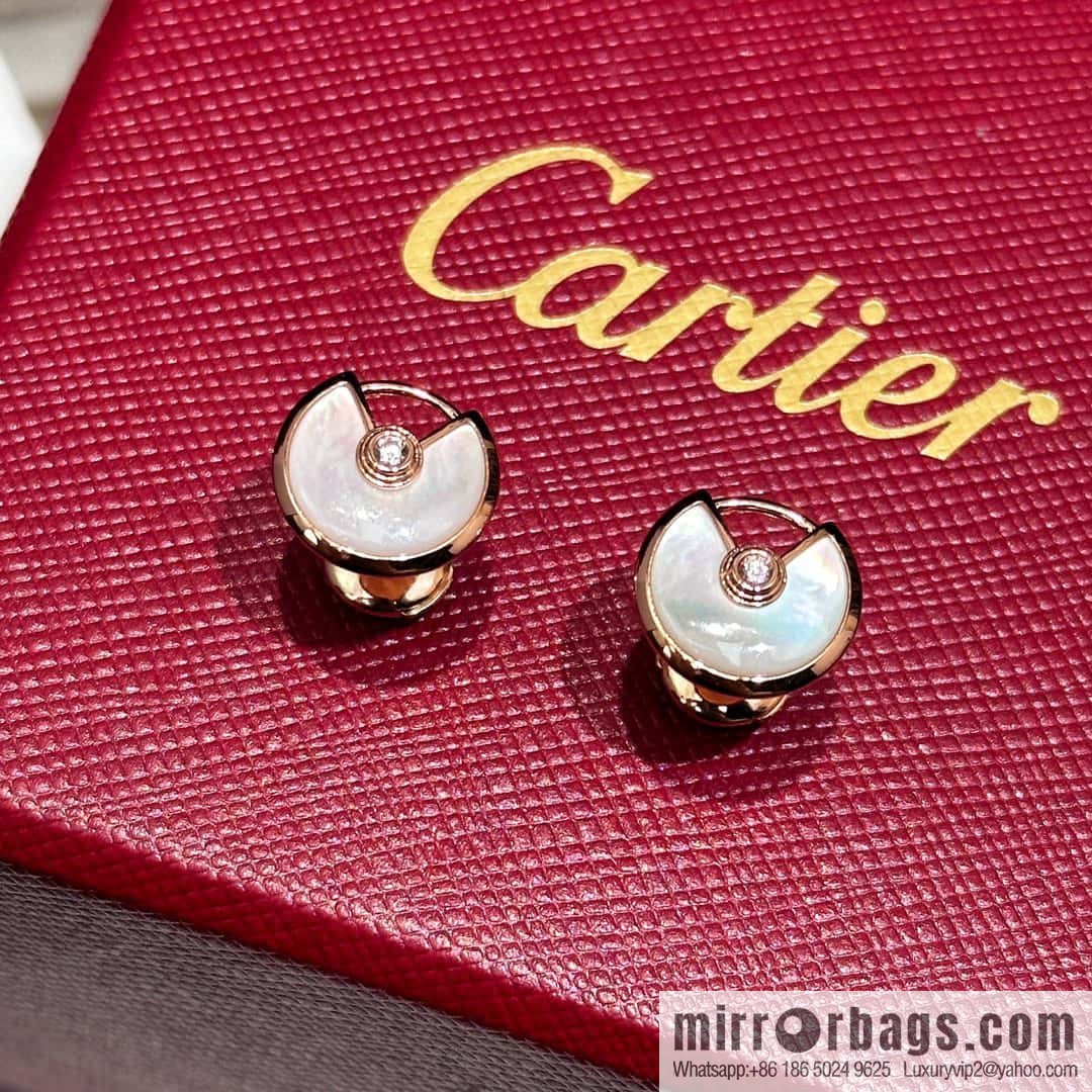 ☀CARTIER Cartier amulet stud earrings ☀