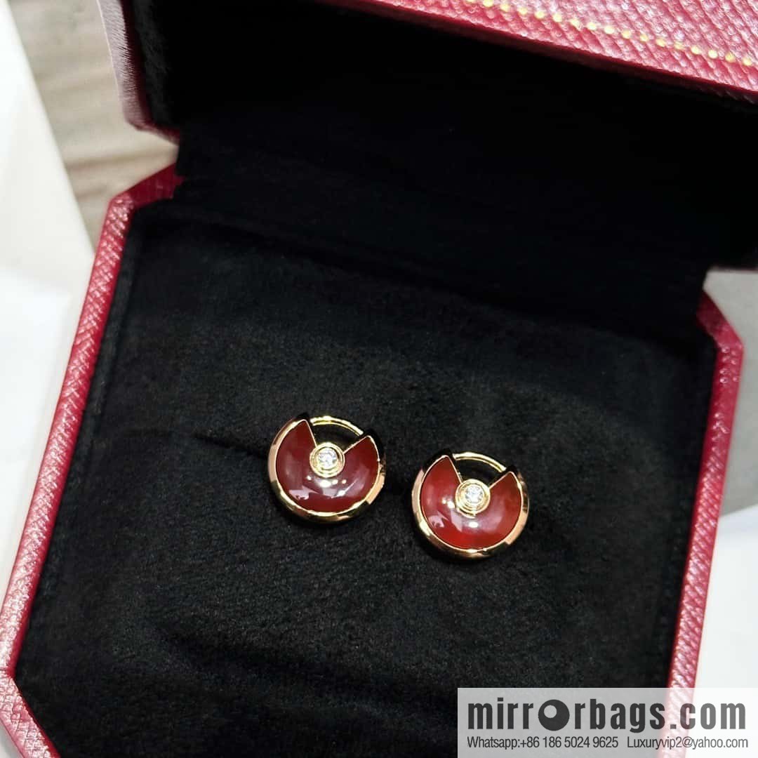 ☀CARTIER Cartier amulet stud earrings ☀