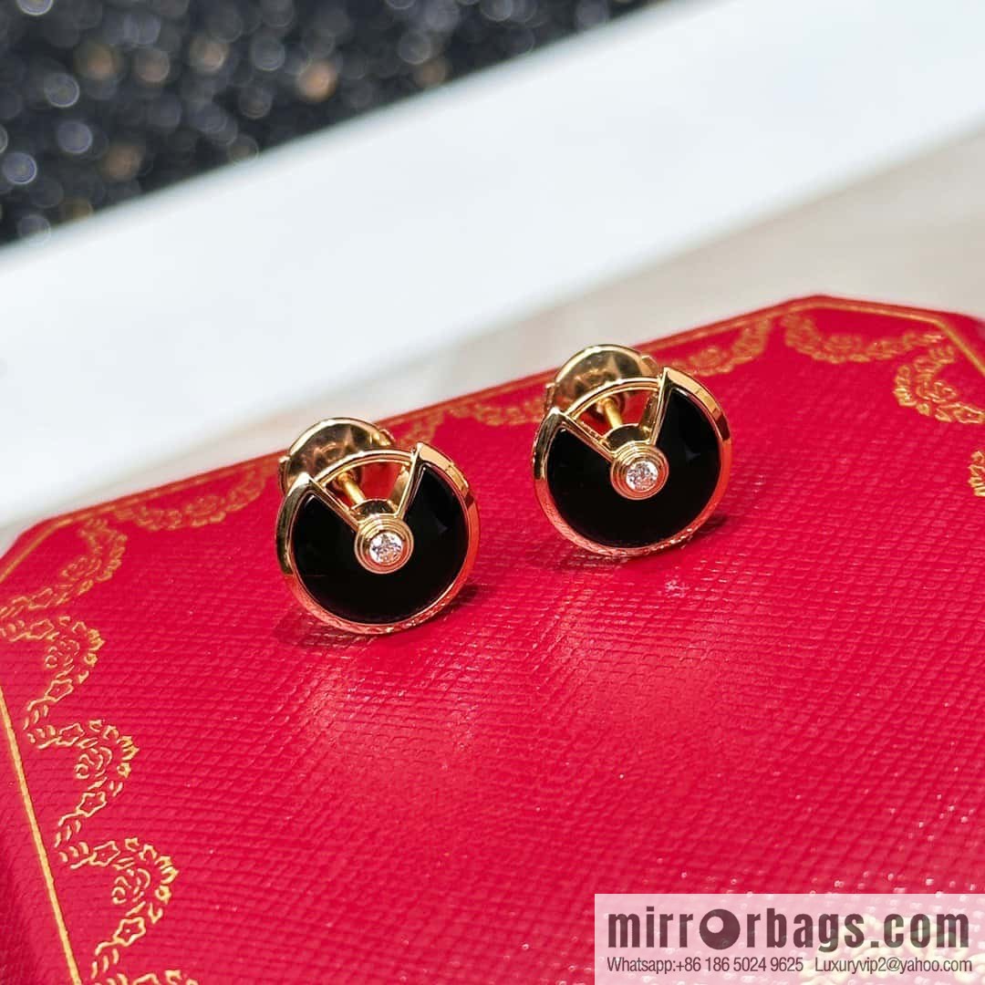 ☀CARTIER Cartier amulet stud earrings ☀
