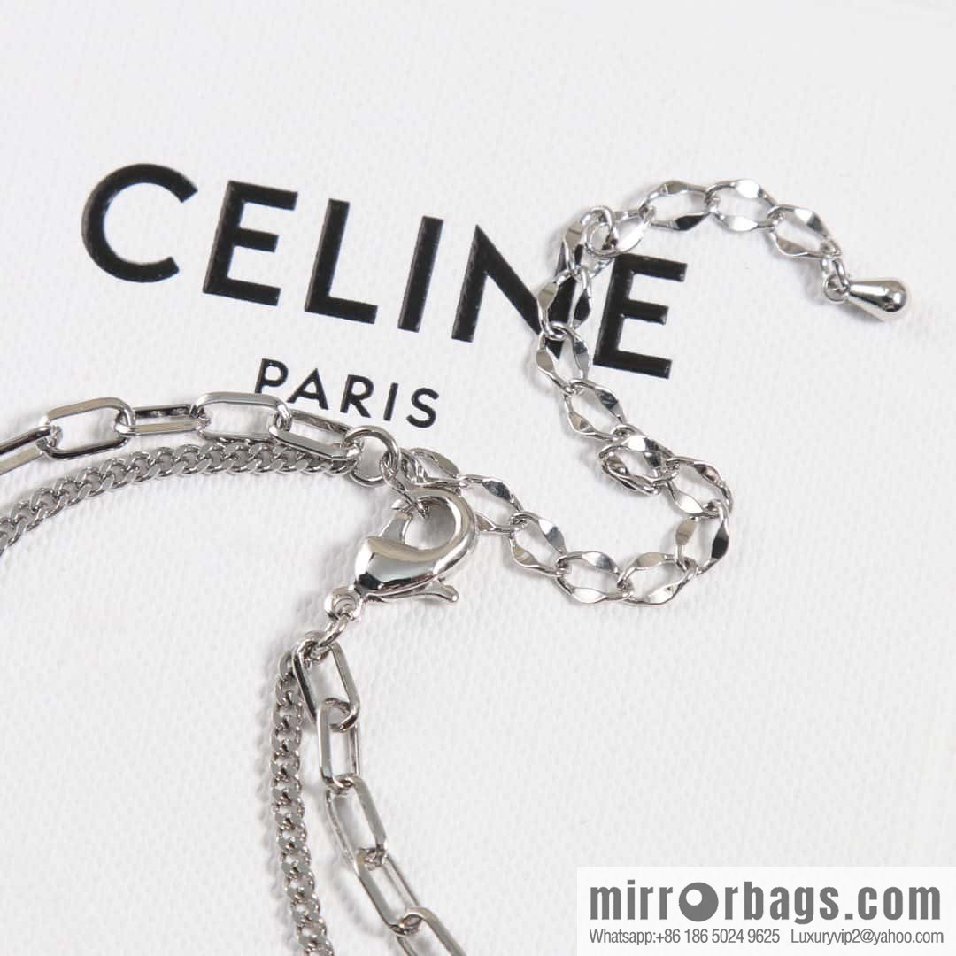 ☀️Celine Double Arc de Triomphe Necklace