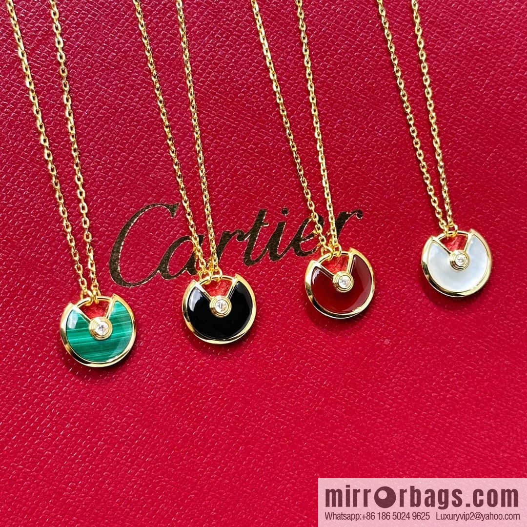 ❗CNC Version ❗ Rose Gold ☀ CARTIER Cartier Amulet Necklace ☀