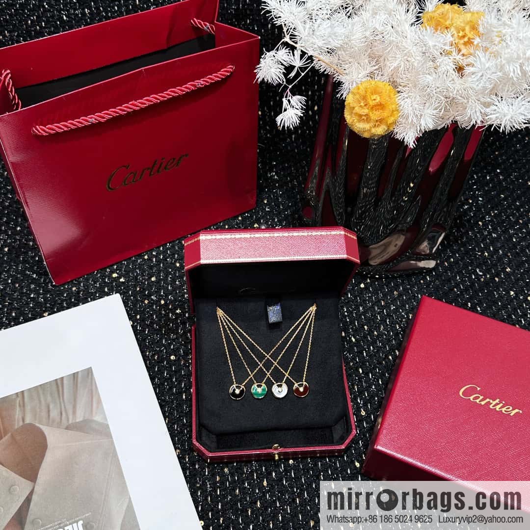 ❗CNC Version ❗ Rose Gold ☀ CARTIER Cartier Amulet Necklace ☀