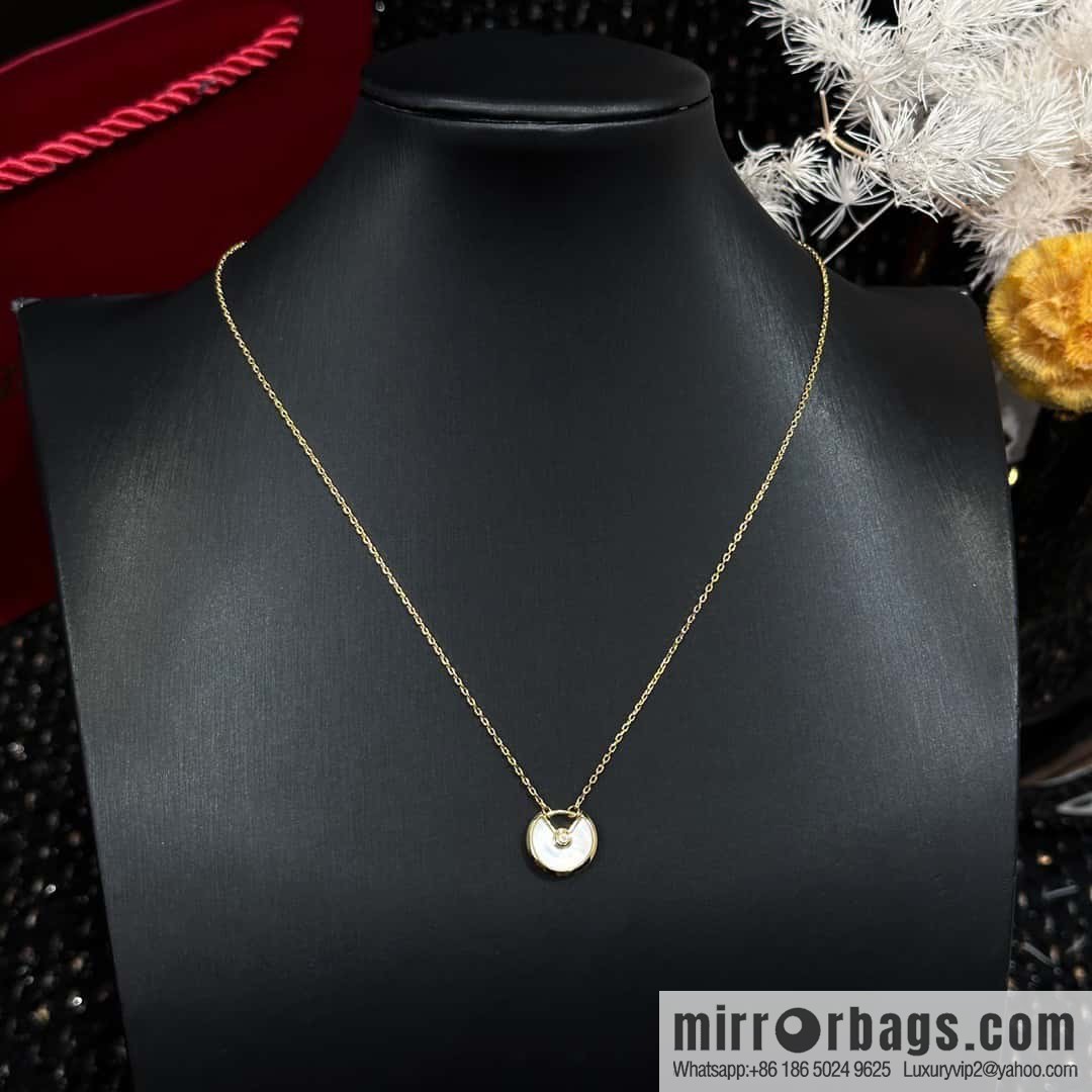 ❗CNC Version ❗ Rose Gold ☀ CARTIER Cartier Amulet Necklace ☀