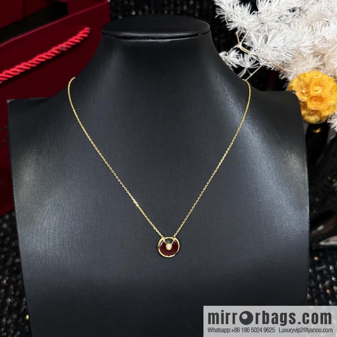 ❗CNC Version ❗ Rose Gold ☀ CARTIER Cartier Amulet Necklace ☀