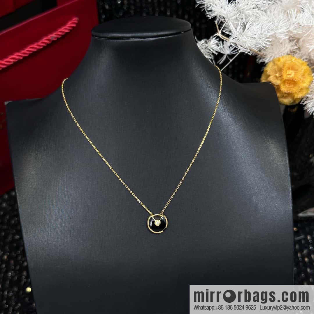 ❗CNC Version ❗ Rose Gold ☀ CARTIER Cartier Amulet Necklace ☀