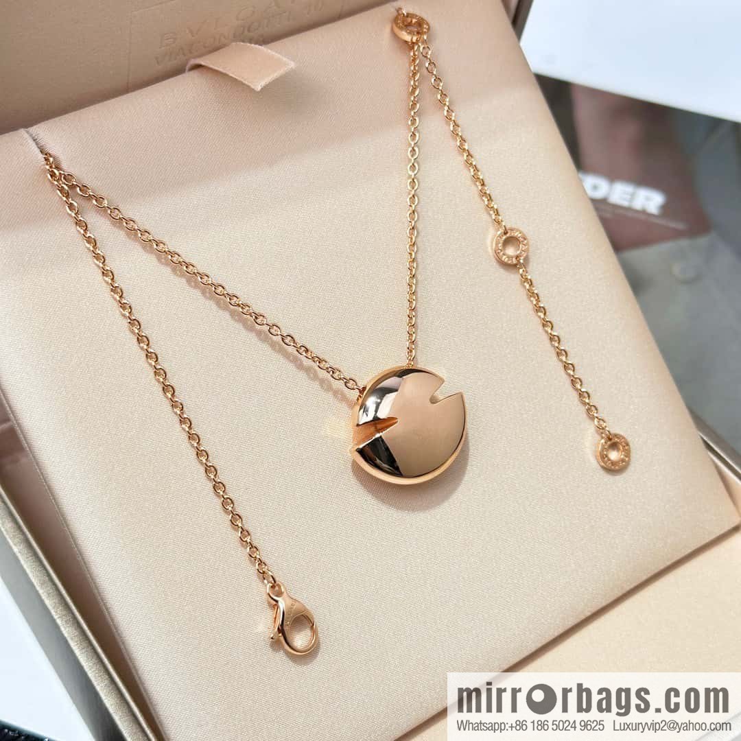 ❗New ❗ ☀ Original ☀ BVLGARI CABOCHON Glossy Oval Egg Necklace ☀