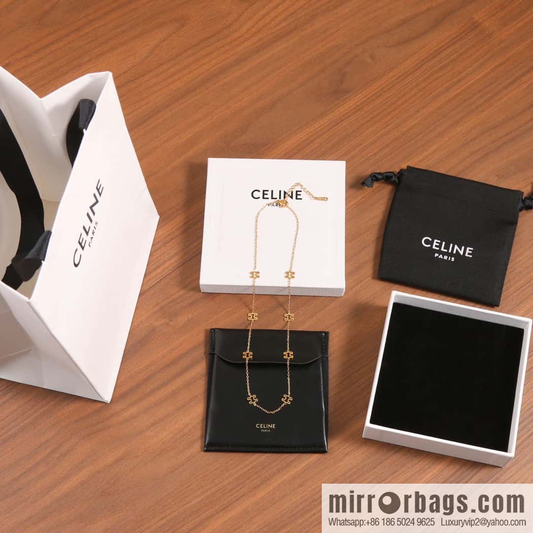 ☀️Celine Hollow Arc de Triomphe Necklace ☀️