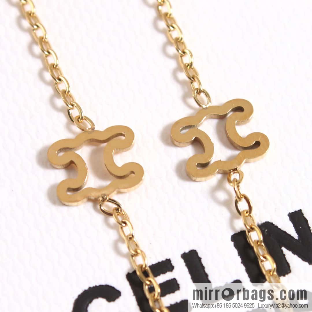 ☀️Celine Hollow Arc de Triomphe Necklace ☀️