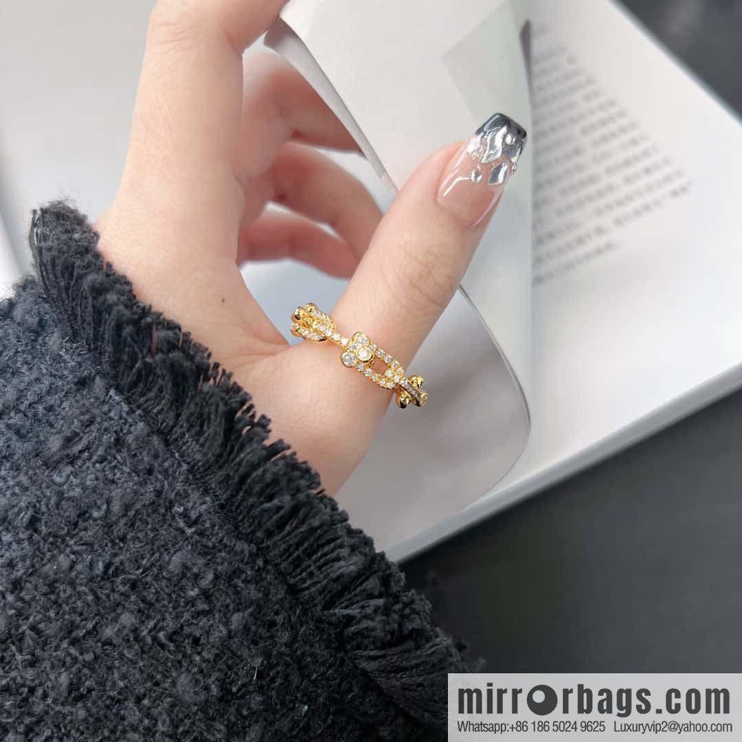 ☀️Tiffany & co. Tiffany HardWear Collection, Full Diamond Horseshoe Ring ☀️
