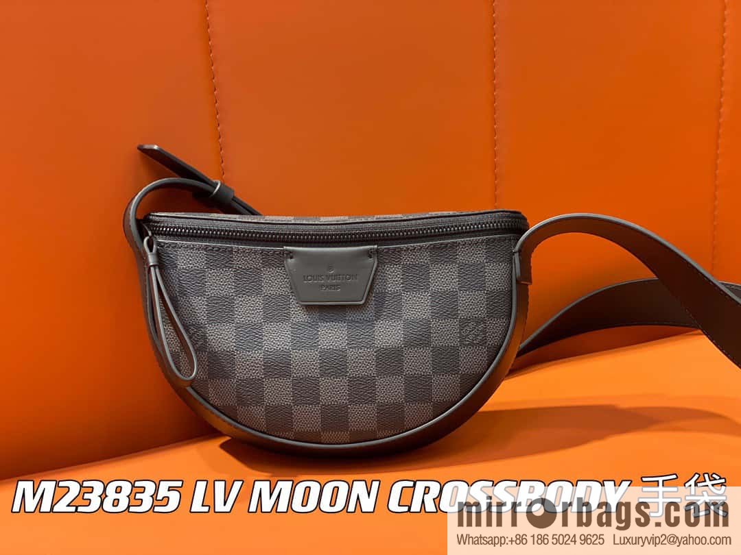 [Boutique‑grade] M23835 Haige, men's bag moon bag series, new LV MOON CROSSBODY handbag in autumn and winter
